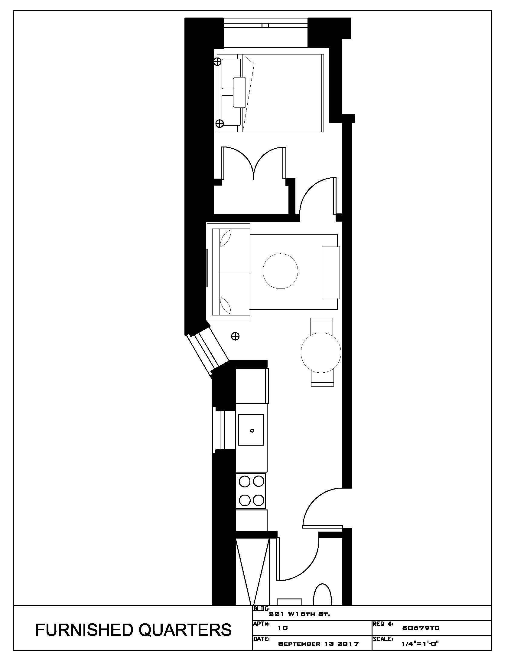FURNISHED ONE-BED QUARTERS IN HUDSON YARDS